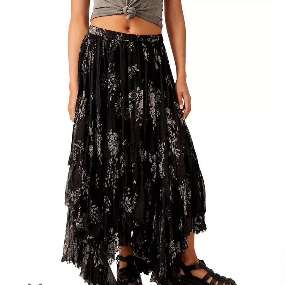Free People Fp One Clover Printed maxi Skirt - Picture 1 of 5